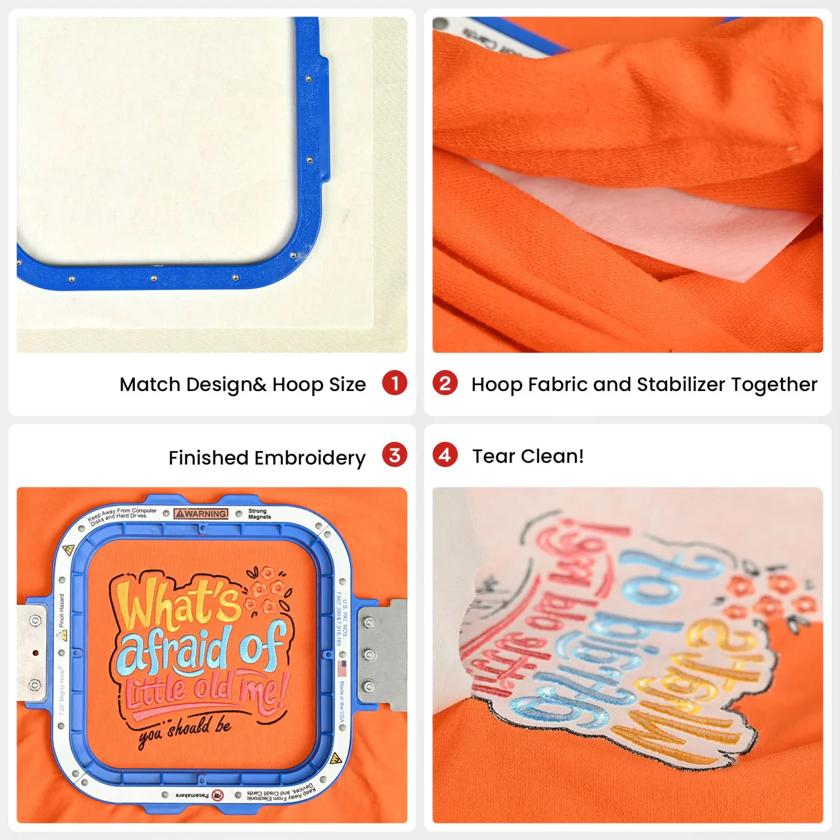 Richword Tear Away Embroidery Stabilizer – Rolls & Pre-Cut Sheets 10 Richword Tear Away Embroidery Stabilizer – Rolls & Pre-Cut Sheets - Image 10