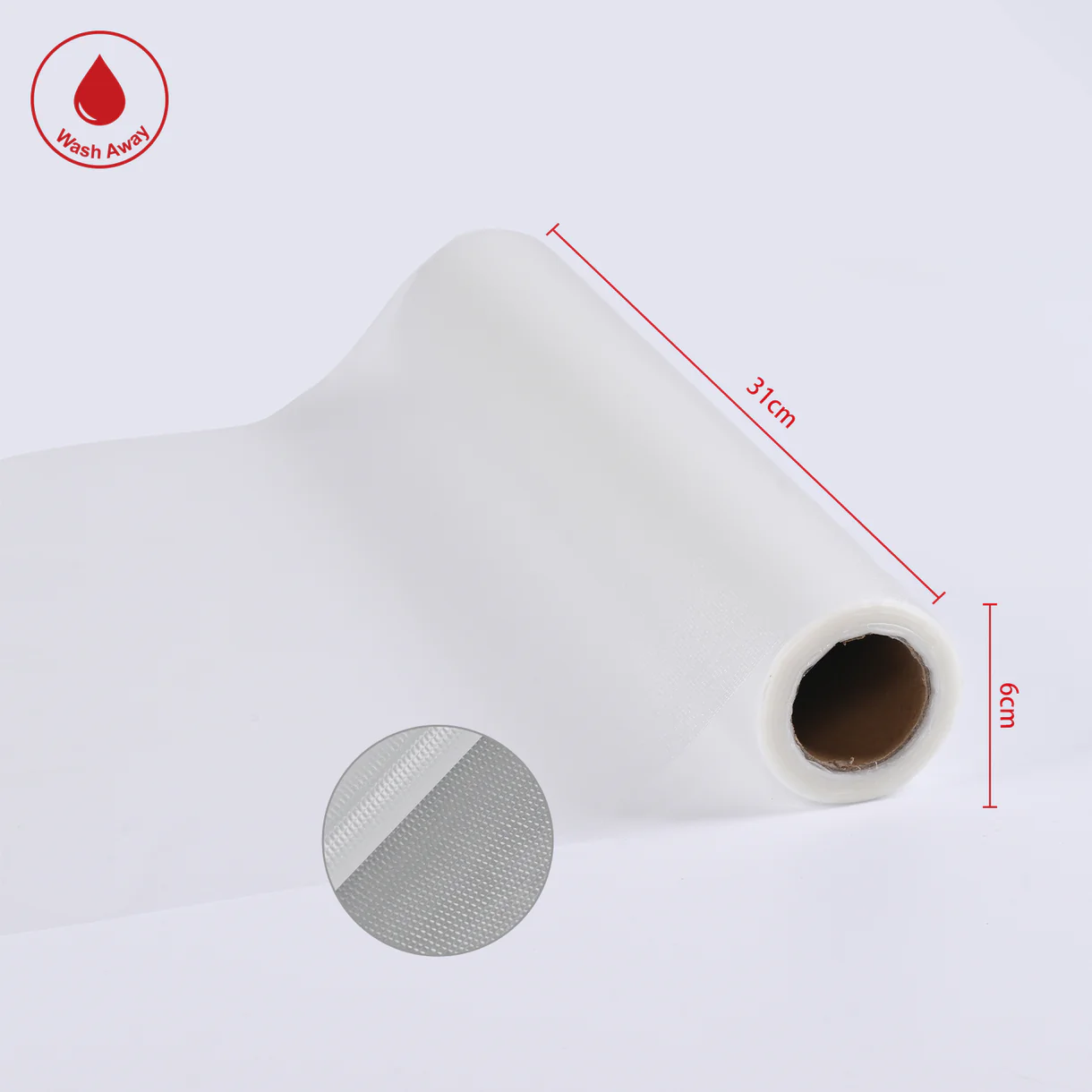 Stabilisateur hydrosoluble Richword – Rouleau de 12 po × 25 verges 3 Stabilisateur hydrosoluble Richword – Rouleau de 12 po × 25 verges – Image 3